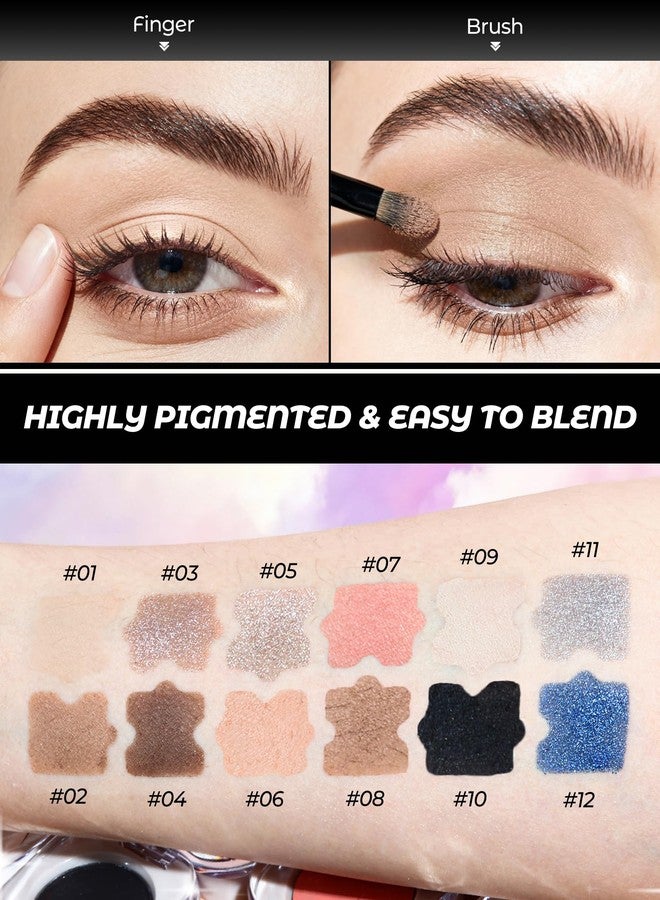 SUMEITANG Light Beige Single Eyeshadow Palette, Neutral Nude Shades Matte Eye Shadow Powder, Buildable & Blendable for Smoky Eyes. Waterproof, Crease-Resistant, All-Day Wear. Everyday Makeup Ideal - Image 4